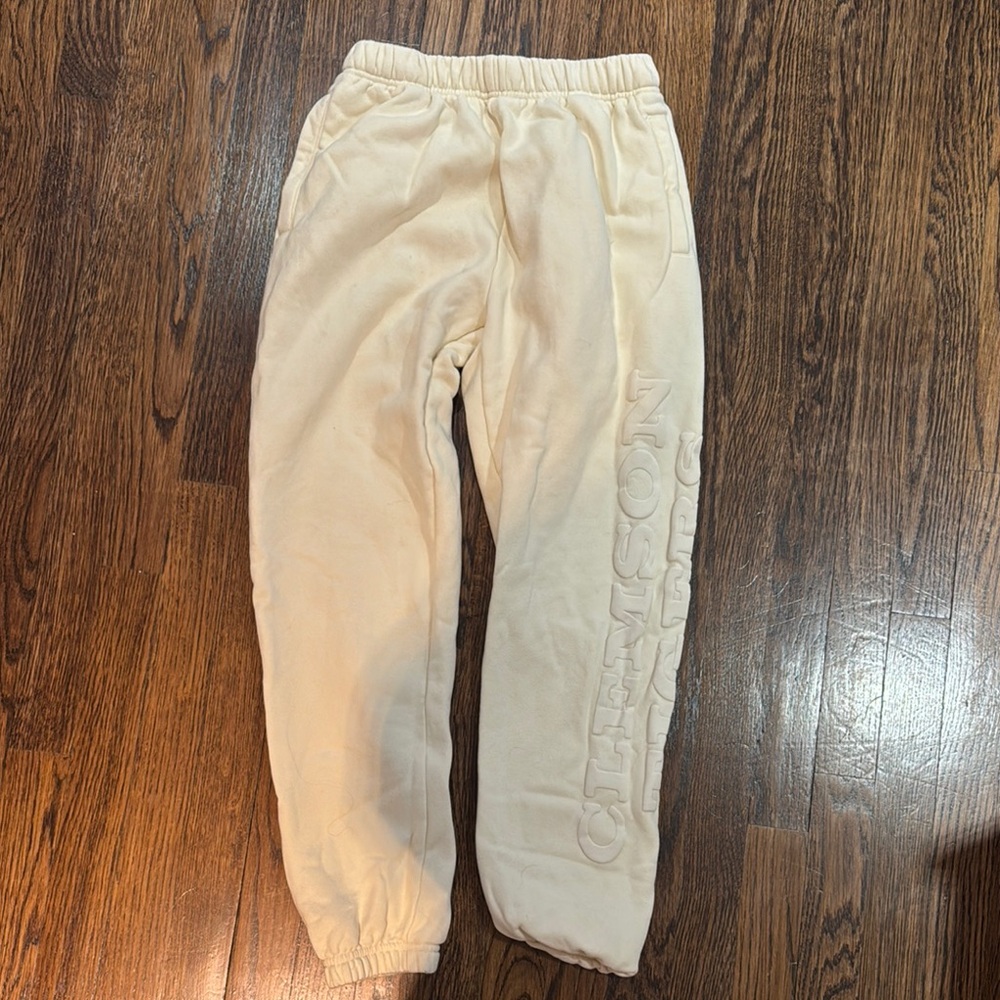 Clemson Tigers Cream Sweatpants